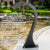 Cobra Cascade Waterfall Spillway 304 Stainless Steel Fountain, Outdoor Spray Water Curtain for Pond, SPA, Garden Decor(Black)