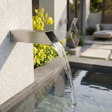 Square Stainless Steel Waterfall Spout & Spillway Scupper