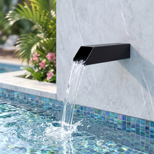 Square Stainless Steel Waterfall Spout & Spillway Scupper