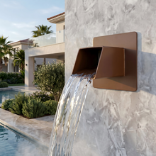 2 Inch 316 Stainless Steel Square Water Fountain Spout