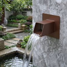 2 Inch 316 Stainless Steel Square Water Fountain Spout