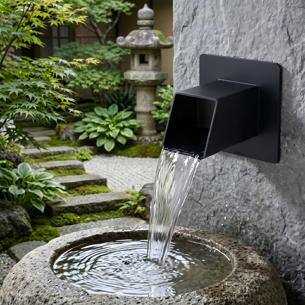 2 Inch 316 Stainless Steel Square Water Fountain Spout