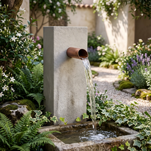 Stainless Steel Waterfall Spout, 12" Long Spillway Scupper