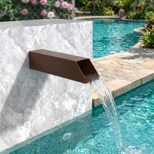 Square Stainless Steel Waterfall Spout & Spillway Scupper