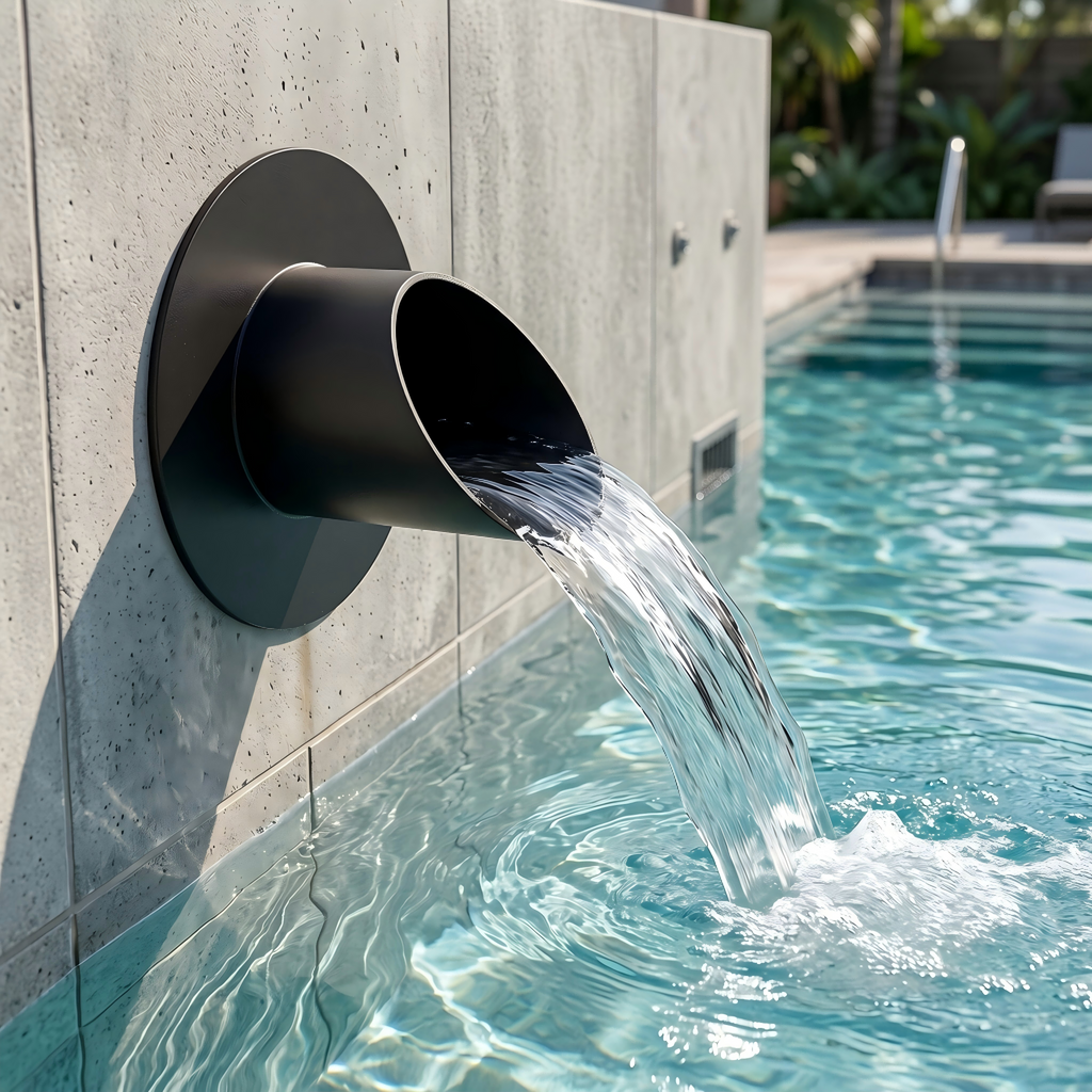 PONDO 316 Stainless Steel Fountain Splash Guard Ring – Outdoor Water Feature Splash Reduction Ring for Ponds & Garden Fountains