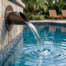 PONDO 316 Stainless Steel Fountain Splash Guard Ring – Outdoor Water Feature Splash Reduction Ring for Ponds & Garden Fountains