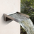 304 Stainless Steel Made Exquisite Handcrafted Waterfall Spout for Landscape, Water Fountain Spout Scupper Luxury Decoration for Pools, Ponds, Water Walls (Brushed Finishing)