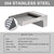 304 Stainless Steel Made Exquisite Handcrafted Waterfall Spout for Landscape, Water Fountain Spout Scupper Luxury Decoration for Pools, Ponds, Water Walls (Brushed Finishing)